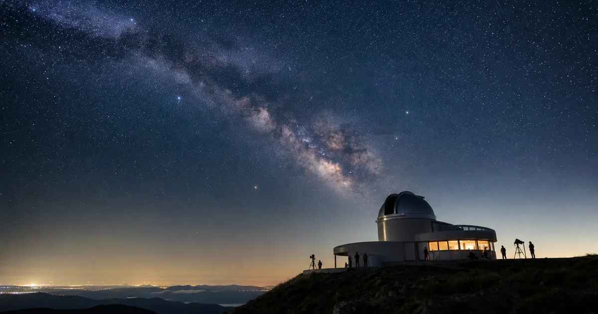 星空と山頂のほしぞら天文台